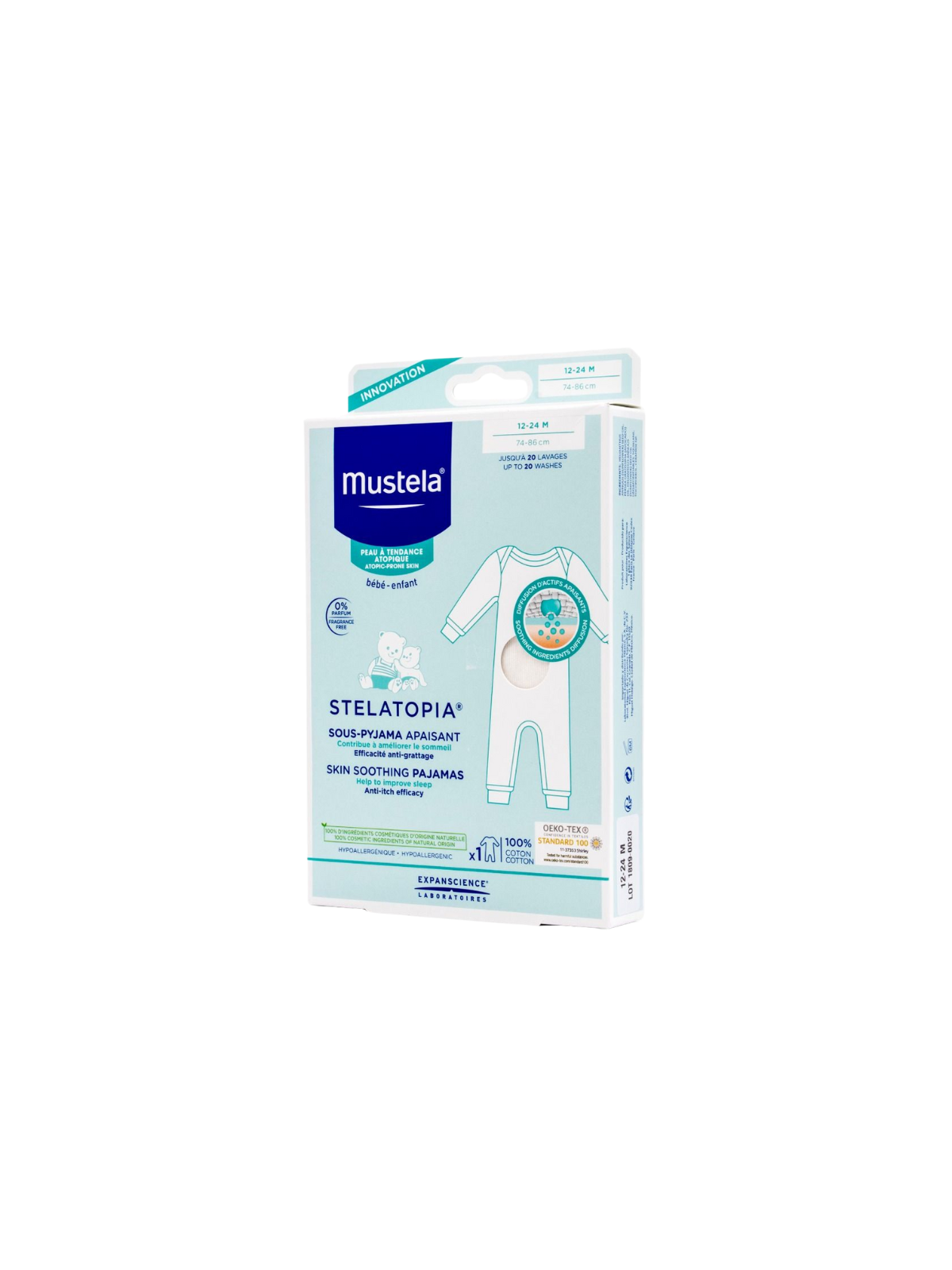 Mustela STELATOPIA® pijama de alivio de 12 a 24 meses