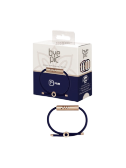 Byepic pulsera citronela cordon azul