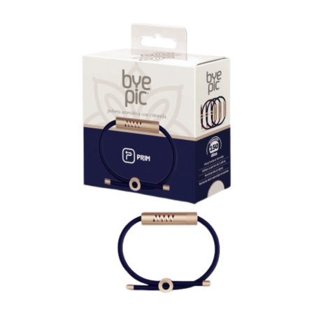 Byepic pulsera citronela cordon azul