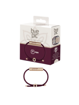Byepic pulsera citronela cordon granate