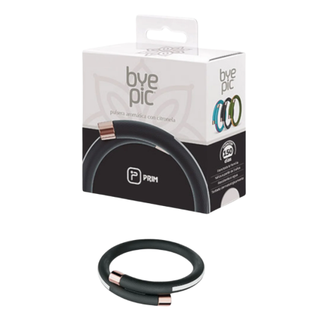 Prim bye pic pulsera aromatica con citronela adulto negra