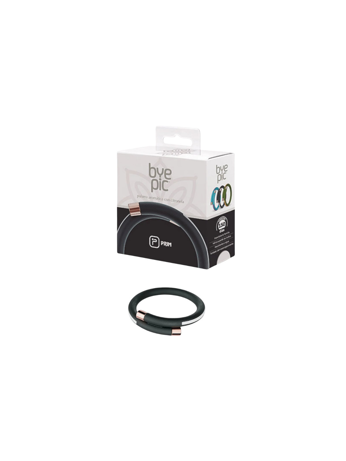 Prim bye pic pulsera aromatica con citronela adulto negra