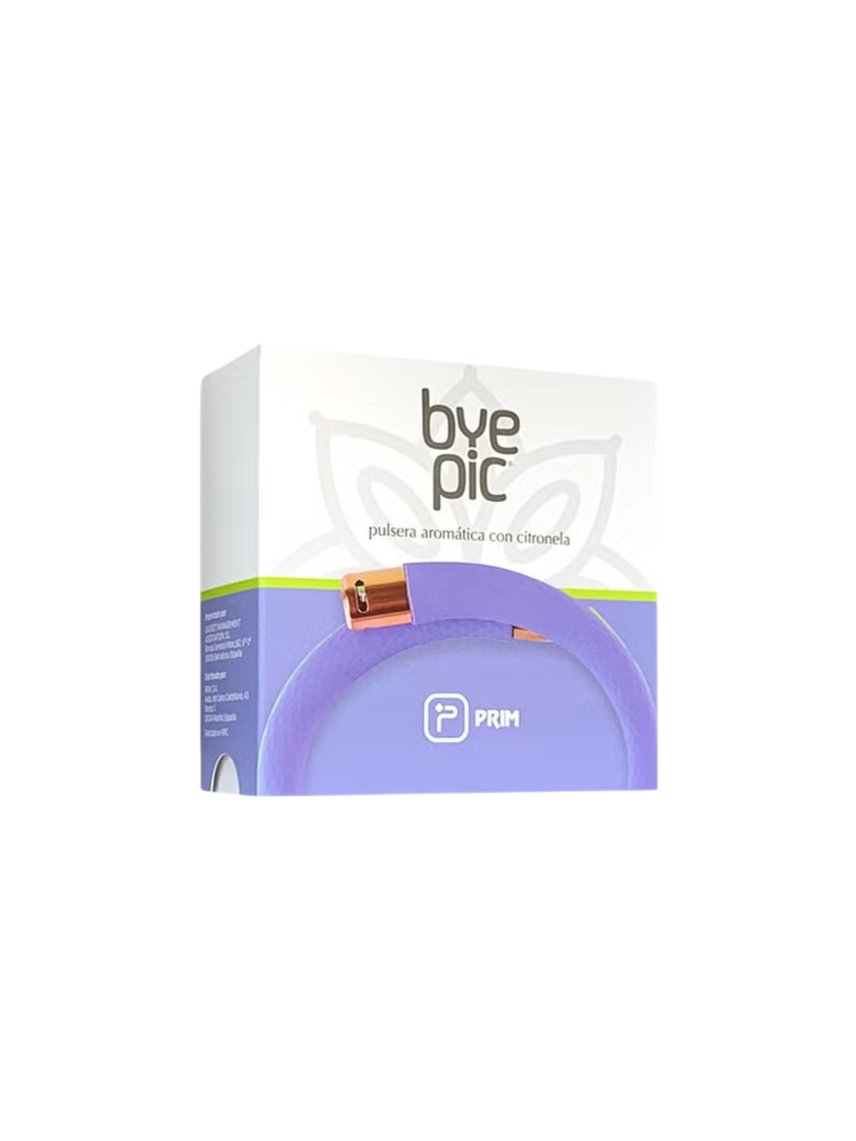 Prim bye pic pulsera aromatica con citronela adulto morada