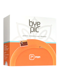 Prim bye pic pulsera aromatica con citronela adulto naranja