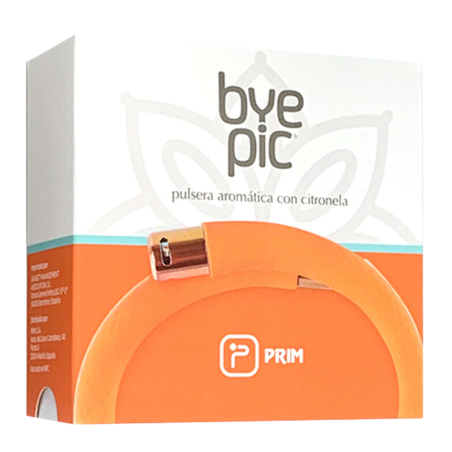 Prim bye pic pulsera aromatica con citronela adulto naranja
