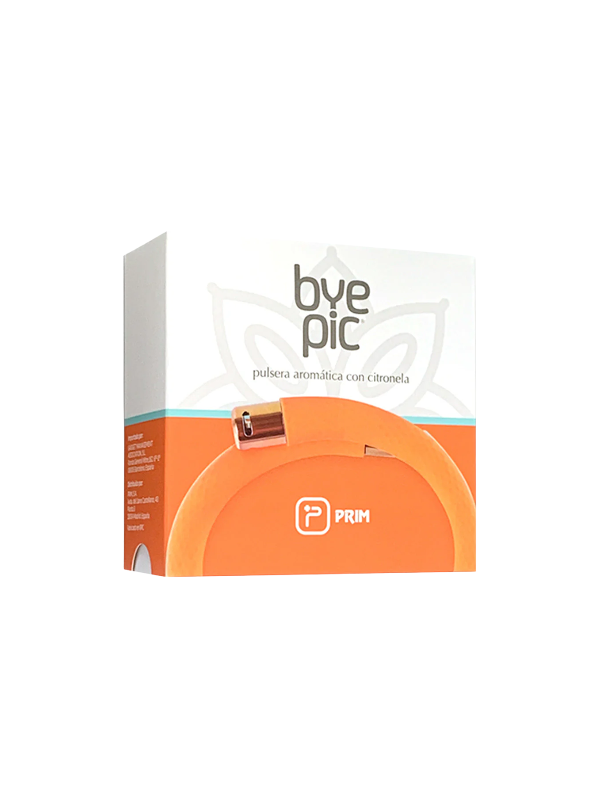 Prim bye pic pulsera aromatica con citronela adulto naranja