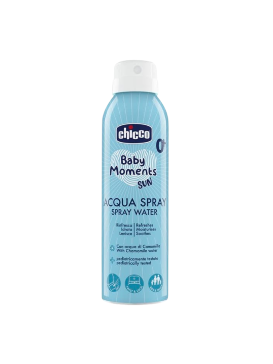 Chicco agua spray baby moments sun + 0 meses 150ml