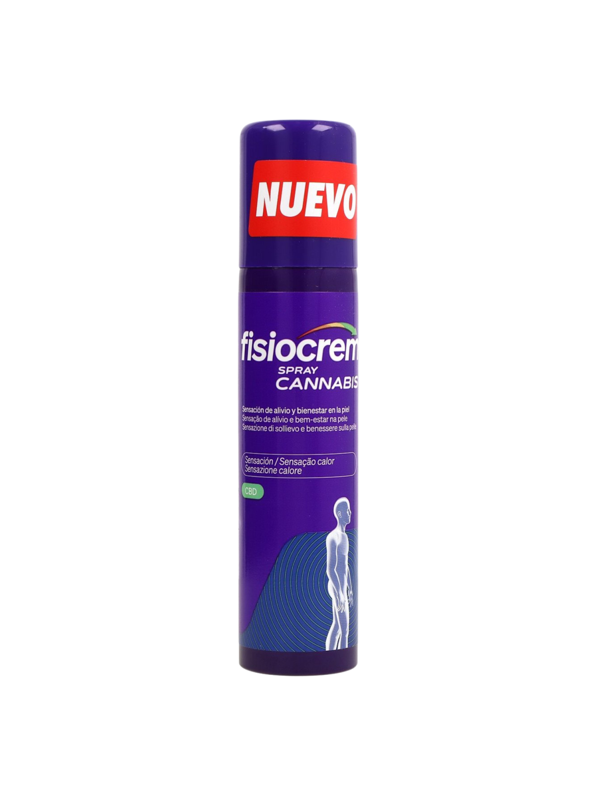 Fisiocrem Spray Cannabis 100 ml | CBD Efecto Calor