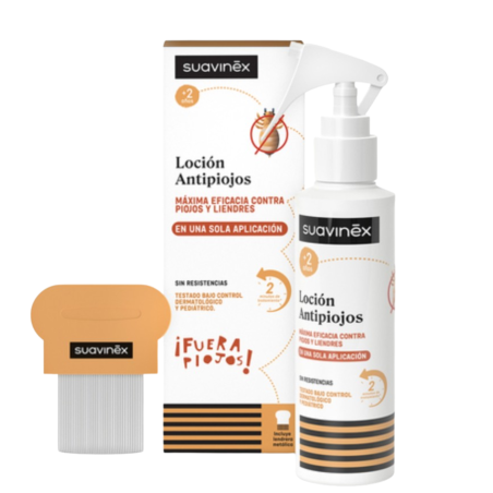 Suavinex Loción Antipiojos 125 ml | Con Lendrera