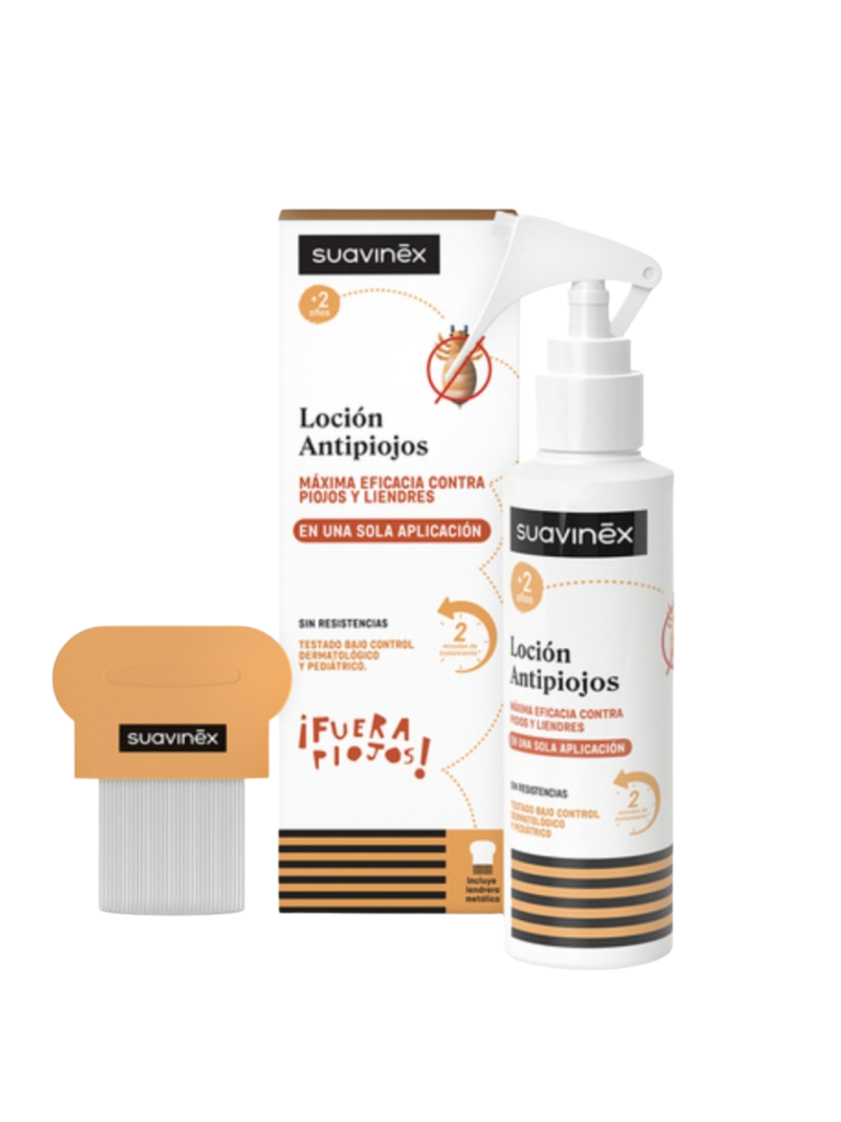 Suavinex Loción Antipiojos 125 ml | Con Lendrera