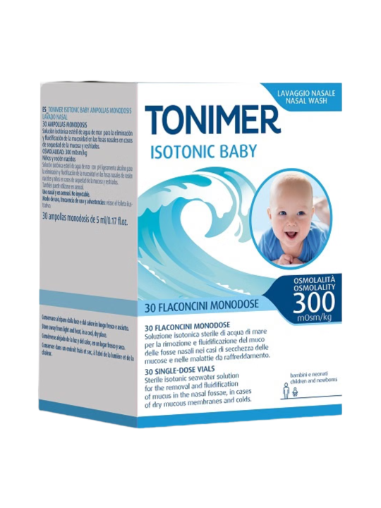 Tonimer Isotonic Baby 30 Monodosis x 5 ml | Higiene Nasal