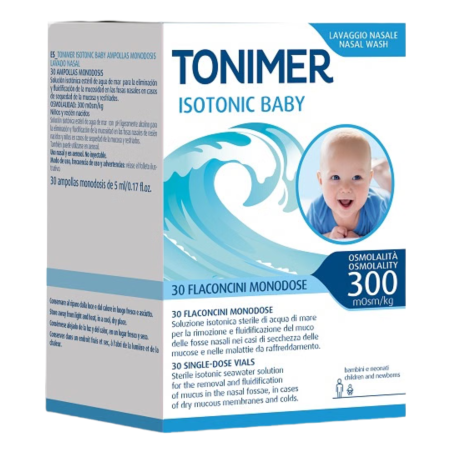 Tonimer Isotonic Baby 30 Monodosis x 5 ml | Higiene Nasal