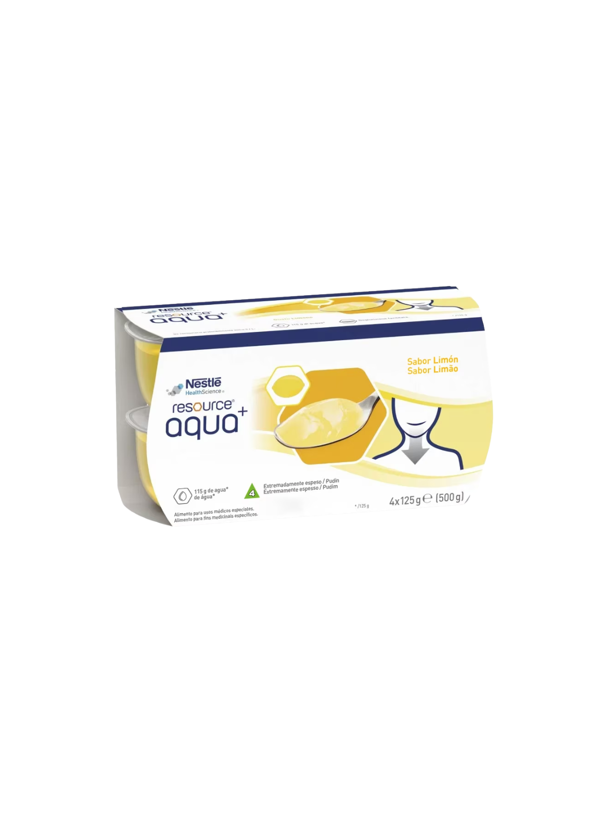 Nestlé Resource aqua + gelificada limon