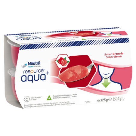 Nestlé Resource aqua + gelificada granada