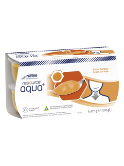 Nestlé Resource aqua + gelificada naranja