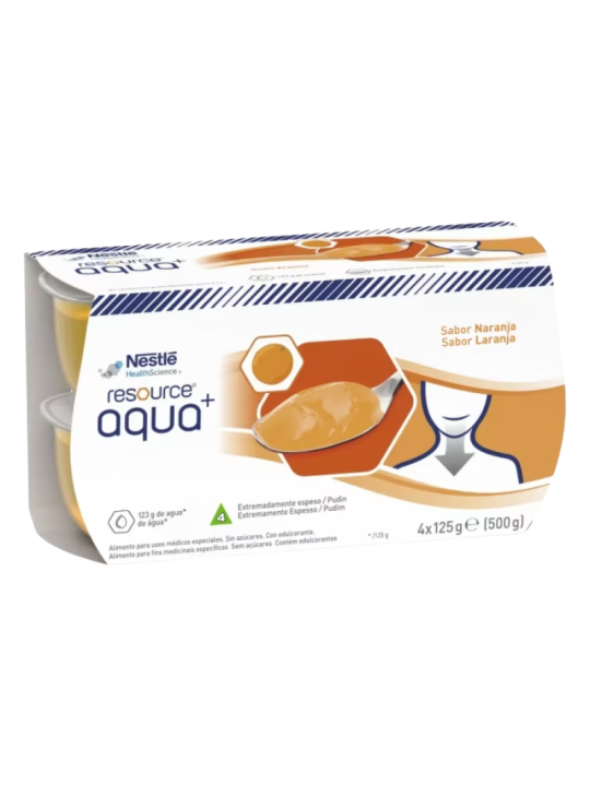 Nestlé Resource aqua + gelificada naranja