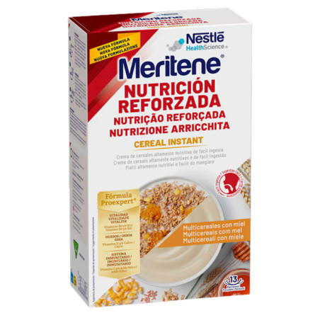 Meritene multicereales con miel 520 gr