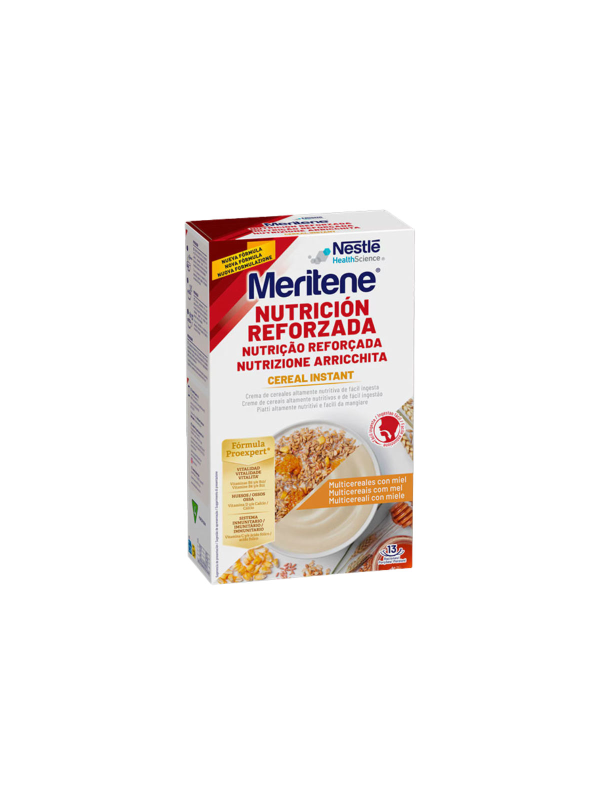 Meritene multicereales con miel 520 gr