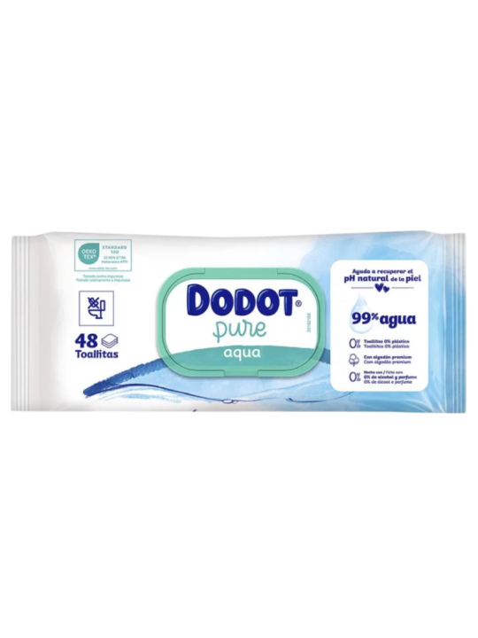 Dodot aqua pure toallitas humedas 48 u