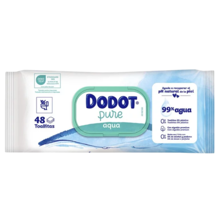 Dodot aqua pure toallitas humedas 48 u