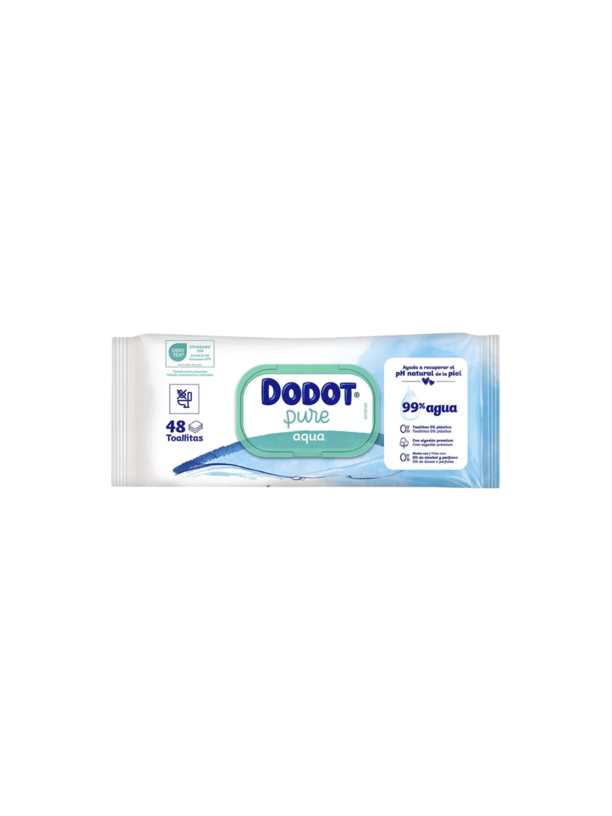 Dodot aqua pure toallitas humedas 48 u