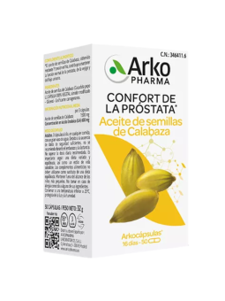 Arkocápsulas Aceite Semillas Aceite Calabaza 50 cápsulas