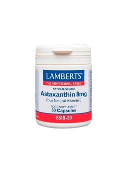 Lamberts Astaxantina 8mg con vitamina e 30 cápsulas