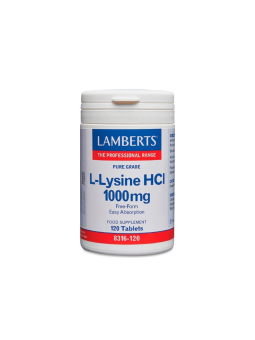 Lamberts L-Lisina HCI 1000 mg 120 comprimidos