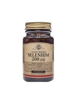 Solgar selenio en levadura 200 mcg 50 comprimidos